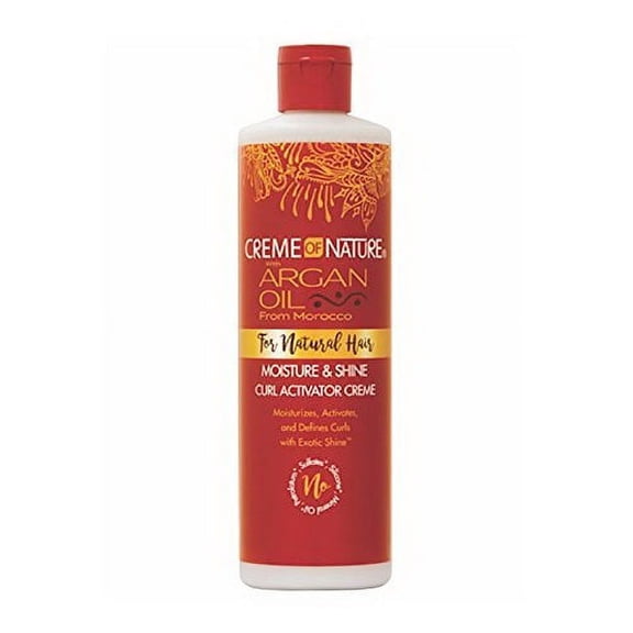 Cream Of Nature With Argan Oil Moisture and Shine Curl Activator Cream, 12 oz