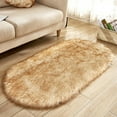 thumbnail image 2 of Dengmore Super Soft Faux Sheepskin Area Rugs For Bedroom Floor Shaggy Plush Carpet Faux Rug Bedside Rugs, 2 of 2