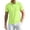 Fluorescent Green, variant on Men'S Quick Dry Golf Polo Shirts Short Sleeve Breathable Performance Henley Tops For Outdoor Sports And Casual Daily Wear,Fluorescent Green,S