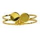 thumbnail image 2 of Brazalete en Blanco Zulema 2 piezas Oro Latón, 2 of 8