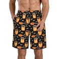 thumbnail image 1 of Balery Bee and Honey Traje de Baño Estilo Hawaiano para Hombre, Shorts de Secado Rápido con Bolsillos-Large, 1 of 6