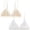 A-White3, variant on Womens Lace Bralette 2 Pack Floral Lace Triangle Cup Wireless Bra No‑Padding Spaghetti Straps Everyday Shaping Bra