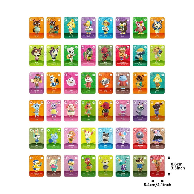 Animal Crossing Amiibo Card Toy Series 5 Game Card Compatible with Gamepad Controller and Fit for New 3DS Systems Gift Kids