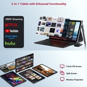 11inch Android 15 Tablet,128GB ROM 16GB RAM,Android Tablet,5G WiFi+4G Cellular,MTK8786 2.0Ghz Octa-Core Tableta,21MP Dual Camera,GPS,BT5.0,8000mAh,Tablet with Keyboard,4G LTE Tablet for T-Mobile