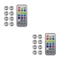 thumbnail image 2 of Cateissary Luz LED inalámbrica para Interior de coche, iluminación de pie de techo con Control remoto con lámpara de para decoración 8 luces 2piezas, 2 of 6