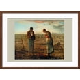 thumbnail image 2 of Art.com The Angelus Art Print by Jean-FranÃ§ois Millet, Brown Frame Wall Art, 29" x 21", 2 of 5