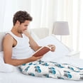 thumbnail image 7 of Fotbe Turtle Men's Pajama Pants,Sleepwear Pants,Pj Bottoms Drawstring And Pockets-XX-Large, 7 of 7
