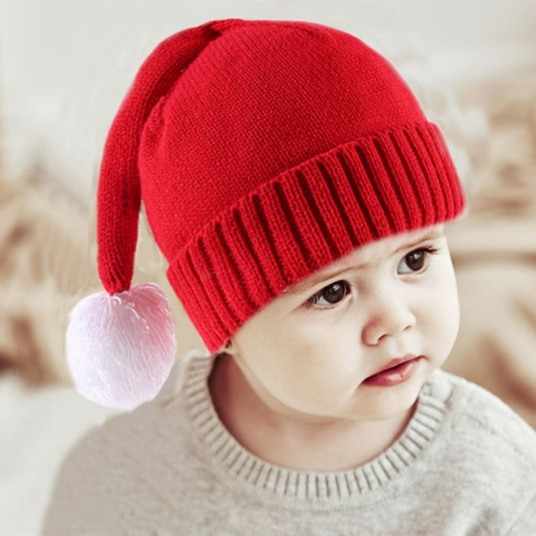 Knitted best sale christmas hat