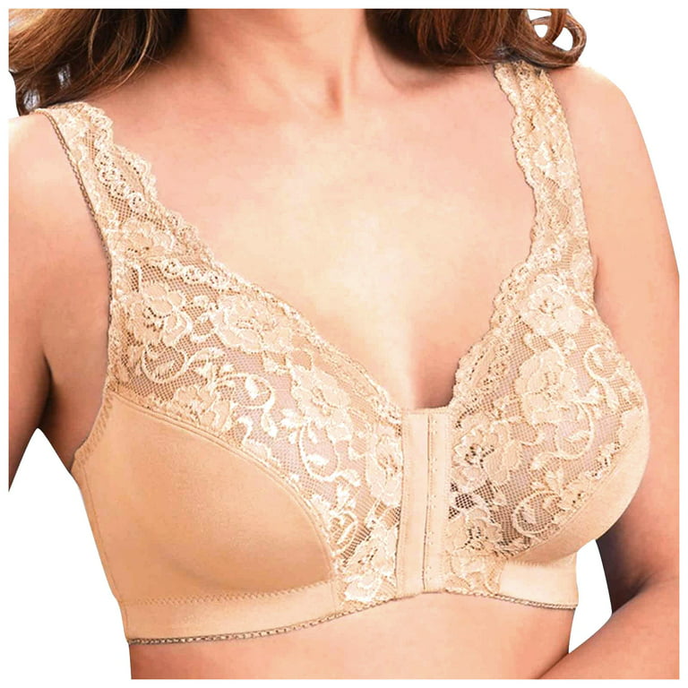TQWQT Women's Full Coverage Floral Lace Underwired Bra Plus Size