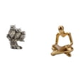 thumbnail image 1 of Figuras de búho,Figuras de búho,animales artificiales,artesanías,decoración del hogar,Figura de pensador abstracto,Estatua de pensador abstracto,decoración para el hogar,Figura humana, 1 of 8