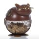 thumbnail image 5 of Escultura de hierro Tooarts hinchada de vino Gato Cork Contenedor de decoración del hogar del metal escultura del arte del regalo de animal Tooarts Escultura de hierro, 5 of 7