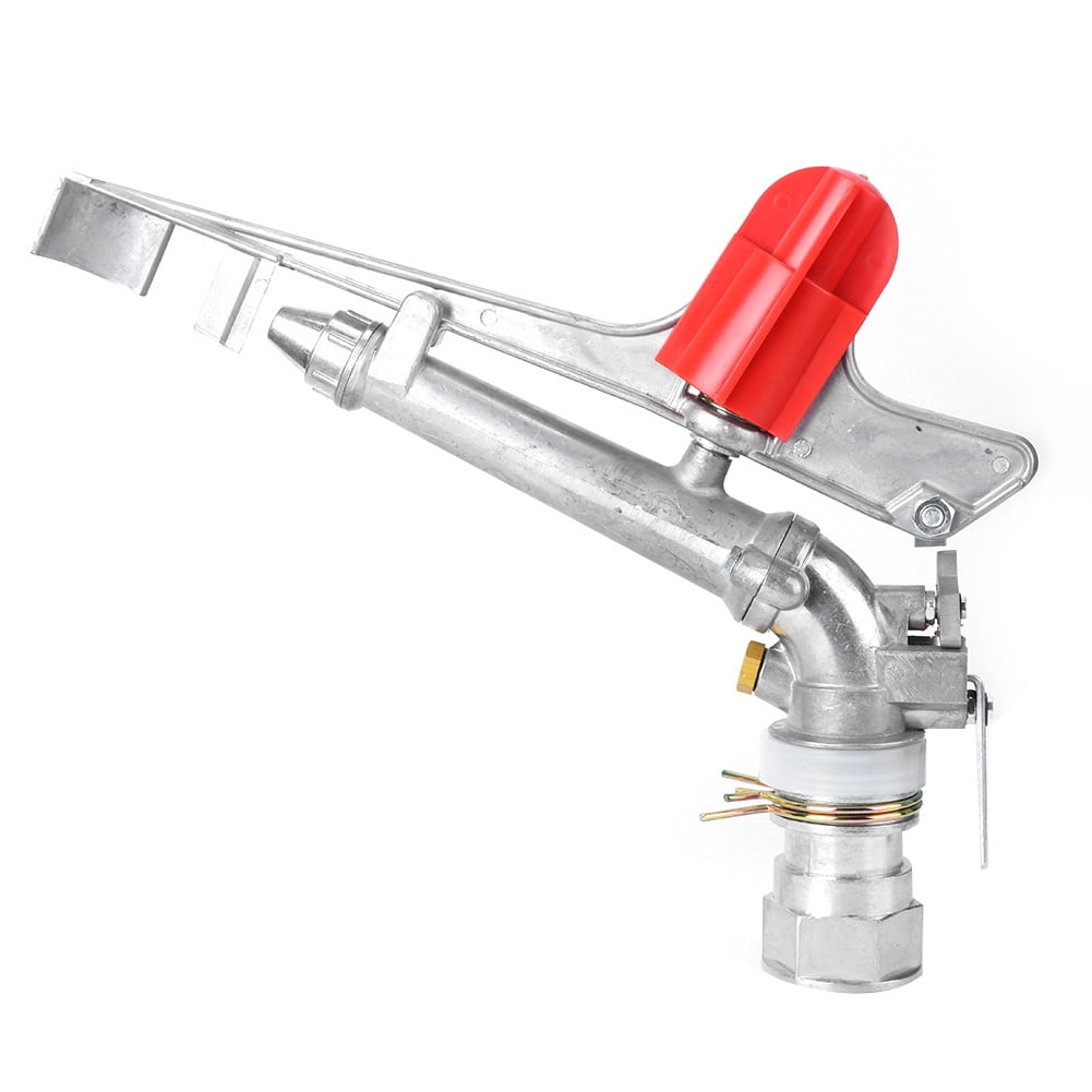 1.5in Irrigation Spray Gun Sprinkler Gun Large 360° Adjustable Impact Area Water 1.5in Irrigation Spray Gun Sprinkler Gun Large 360° Adjustable Impact Area Water