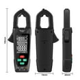 thumbnail image 6 of Mastfuyi FY382 Smart Clamp Meter True RMS 9999 Counts Digital Multimeter Temperature Tester LCD Screen AC  Voltage AC Current Detector with LED Flashlight Multifunction Voltage Meter Capac, 6 of 7