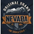 thumbnail image 2 of Nevada the Silver State Desert Cool Men's Graphic T Shirt Tees Brisco Brands X, 2 of 4