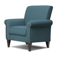 thumbnail image 6 of Homesvale Jean Armchair, Caribbean Blue Linen, 6 of 7