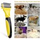 thumbnail image 5 of Dog Brush Cat Brush Grooming Comb, 23+12 Double Sided Undercoat Rake Dematting Deshedding Tool for Long Hair Pets Cat Dog Slicker Shedding Brushes Eff, 5 of 5