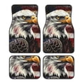 thumbnail image 1 of Balery Retro American Eagle A Juego de 4 Alfombrillas para Auto, Revestimientos de Caucho Resistente, Diseño Antideslizante, 1 of 7