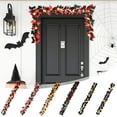 thumbnail image 7 of Moocorvic Thanksgiving Fall Black Pumpkin Garland 5.74 FT, with Orange Pumpkins Berries Autumn Leaf Vines Table Decoration for Party Mantle Indoor, 7 of 7