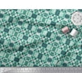 thumbnail image 3 of Soimoi Green Cotton Duck Fabric Mosaic Tie-Dye Printed Fabric 1 Yard 44 Inch Wide, 3 of 3