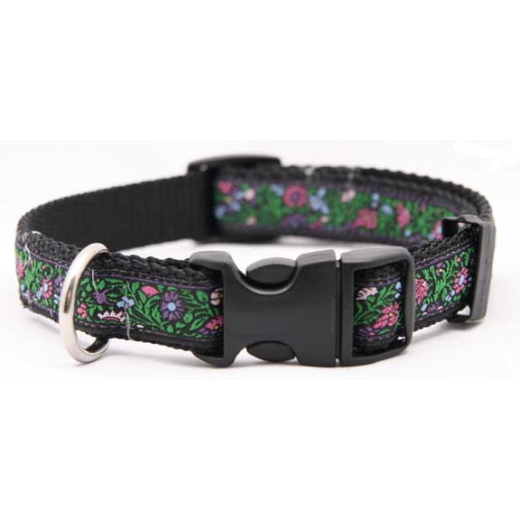 Country Brook Petz® Deluxe Vine with Flowers Ribbon Dog Collar, Medium