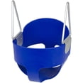 thumbnail image 3 of Swing Set Stuff Inc. Highback Full Bucket with 5.5 Ft. Uncoated Chains (Green), 3 of 6