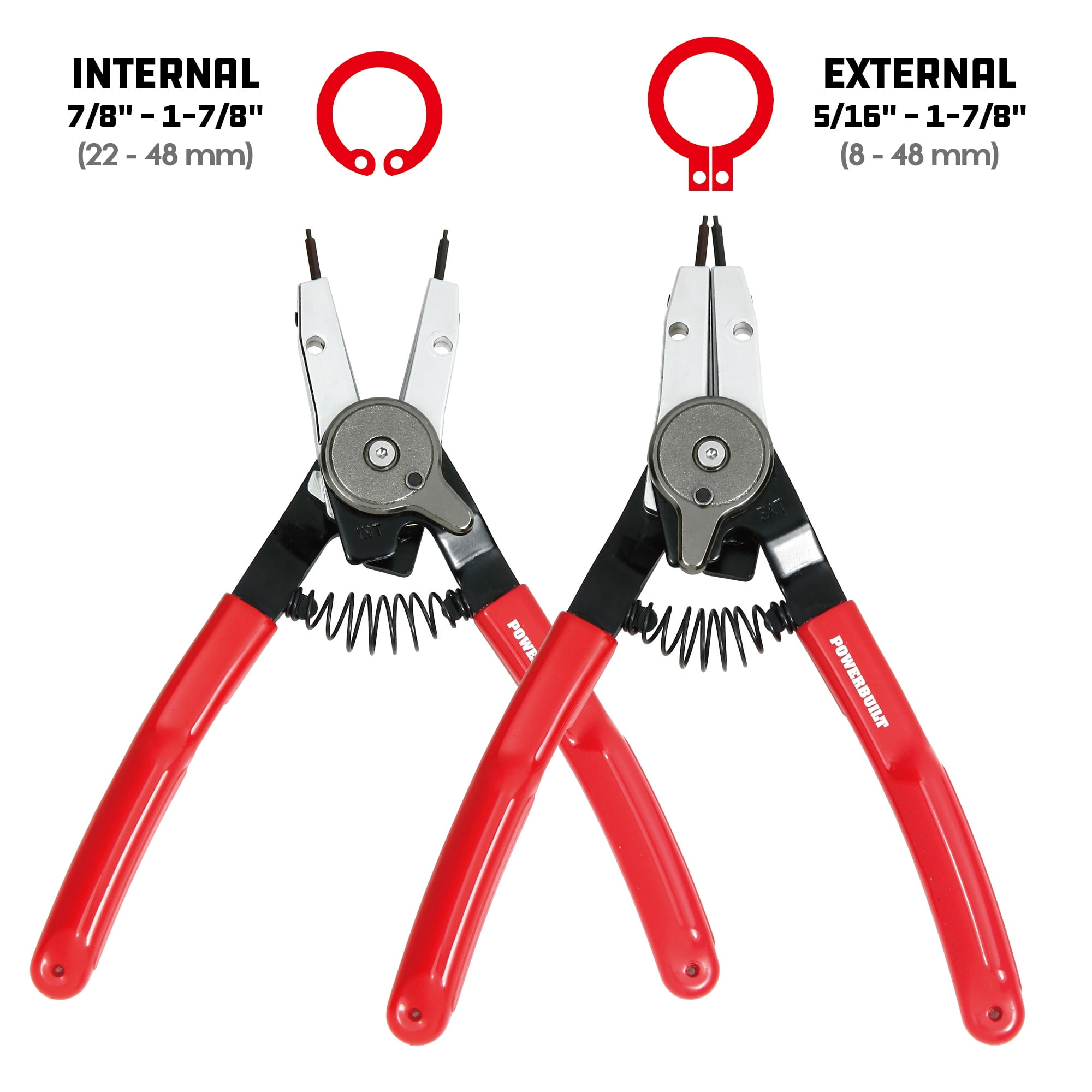 Internal/External Snap Ring Pliers Set For Use with All Vehicles OTC 10 Piece 