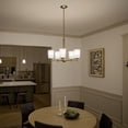 thumbnail image 4 of 43671NBR Kichler Lighting Shailene - 5 light Medium Chandelier - 23.5 inches wide-Natural Brass Finish    -Traditional Installation, 4 of 11