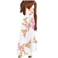 thumbnail image 2 of Drppepioner Robes Femmes Été Robes Décontractées Sans Manches Imprimé Floral Tournesol Multicolore 8(L), 2 of 5