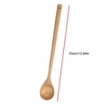 thumbnail image 6 of 2pcs Long Handle Wooden Mixing Spoon, Long Wooden Spoon Wood Soup Spoons for Cooking and Stirring, 6 of 6