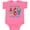 Hot Pink, variant on Inktastic Life is Better Flip Flops Girls Baby Bodysuit