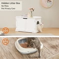 thumbnail image 2 of unipaws Cat Litter Box Enclosure, Hidden Litter Box  Furniture, 2 of 6