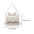thumbnail image 2 of Bolso Hobo Bandolera Mujer Correa Extraíble Embrague Cuero PU, 2 of 8