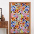 thumbnail image 1 of Cortina de puerta de Eeyore para entrada, cortina opaca con estampado de patrón, cortina divisoria de ambientes, tapiz para decoración del hogar, 34" de ancho x 56" de largo, 1 of 7