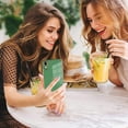 thumbnail image 5 of for iPhone XR Case Love Heart Plating Electroplate Luxury Elegant Case Camera Protector Soft TPU Shockproof Protective Corner Back Cover iPhone XR Case -Green, 5 of 11