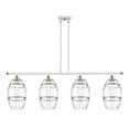 thumbnail image 4 of 516-4I-BK-G557-8CL-Innovations Lighting-Vaz - 4 Light Stem Hung Island In Industrial Style-10.38 Inches Tall and 48 Inches Wide-Matte Black, 4 of 7