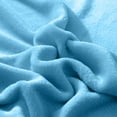 thumbnail image 3 of Flannel Solid Color Warm Fleece Blanket Sky Blue,1X Blanket,Soft Microfiber Flannel Blankets for Couch Bed Sofa Ultra Warm for All Seasons, 3 of 4