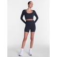 thumbnail image 3 of Athletic Works Women's ButterCore Bike Shorts, 5" Inseam, Sizes XS-XXXL, 3 of 7