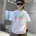 thumbnail image 4 of Ropa de lujo con estampado de letras para niños, camisetas de algodón para niñas y niños, camisetas divertidas de verano para bebés y niñas, camisetas de manga corta para niños, 4 of 4