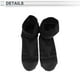 thumbnail image 5 of Calcetines de ciclismo Unique Bargains, secado rápido, absorben sudor, anti-fricción, negros, tamaño XXL, 1 par, rayas irregulares., 5 of 6
