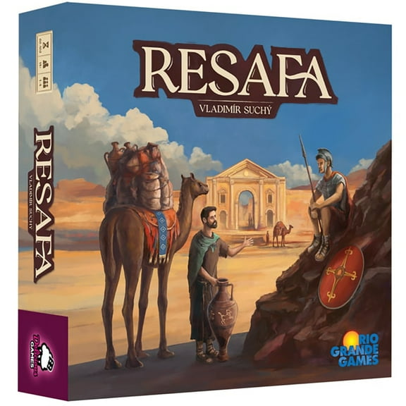 Rio Grande Games: Resafa - Strategic City Building Board Game, Economic Management, Ancient Desert Theme, Family Friendly, Ages 14 , 1-4 Players
