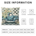 thumbnail image 5 of Nawypu  Spring Summer Decorations White Daisy Spring Pillow Covers Buffalo Plaid Truck Throw Pillow Case Hello Home Bless Spring Farmhouse Cushion Cover for Home Sofa Couch, 5 of 5