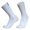White, variant on Running Bike Socks Nylon Pair for Commutes, Ribbed Leg Stability, Supportive Foot Fit, Assorted Size, Cycle Training