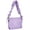 Purple, variant on Kukuzhu Nylon Hobo Bag Women's Quilted Shoulder Crossbody Bag Fashion Purse Handbag Totes Lace Pleated Top Handle Bag
