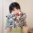 thumbnail image 5 of Stuffed Plush Animals Toys Hand Finger Story Puppet Kawaii Dolls Educational Baby Toys Lion Elephant Bunny Monkey Children GIft, 5 of 5