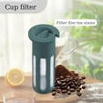 thumbnail image 4 of Yazoeia Cold Brew Coffee Maker, scale PP Coffee Cups with Removable Nylon Filter Screen, Portable Iced Coffee Maker & Tea Brewer -450ml Blue CJC912-167734, 4 of 7