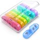 thumbnail image 1 of New Pill Box 7 days Organizer 21 grids 3 Times One Day Portable Travel with Large Compartments for Vitamins Medicine Fish OilsTransparent He Qiyong unisex, 1 of 1
