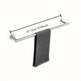 thumbnail image 7 of athroom Towel Bar Matte Silver 24 Inch Towel Rack Stainless Steel Bathroom Towel Holder for Bathroom Wall Mounted Modern Home Decor Towel Rod, 7 of 7