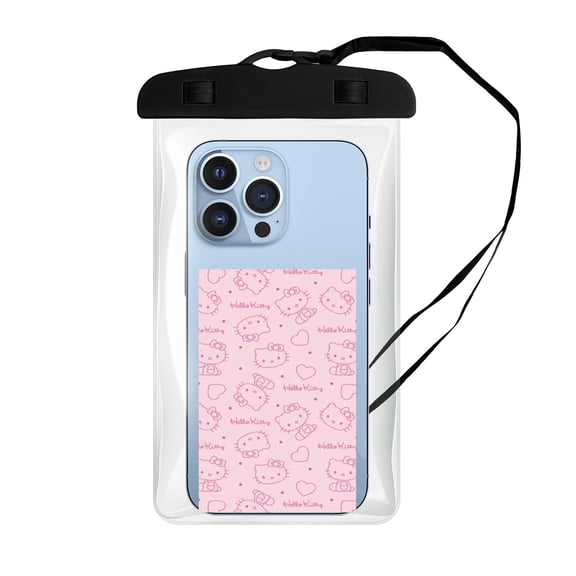 Hello kitty Waterproof Phone Pouch, Waterproof Phone Case for iPhone 16 15 14 13 Pro Max, Phone Dry Bag Beach Cruise Essentials