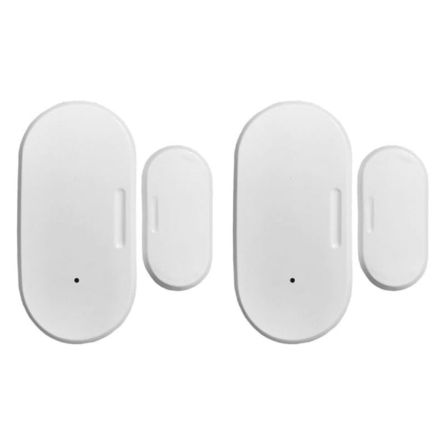 2X Tuya Zigbee Sensor de Puerta Y Ventana Automatización del Hogar Inteligente Protección de Seguridad Aplicación Smartlife Alarma Control Remoto Empuje En Tiempo Real