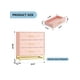 thumbnail image 2 of |6407|estilizado para almacenamiento solution: 3 cajón de madera cómoda con gold handles - perfect para dormitorio o closet organization|, 2 of 8